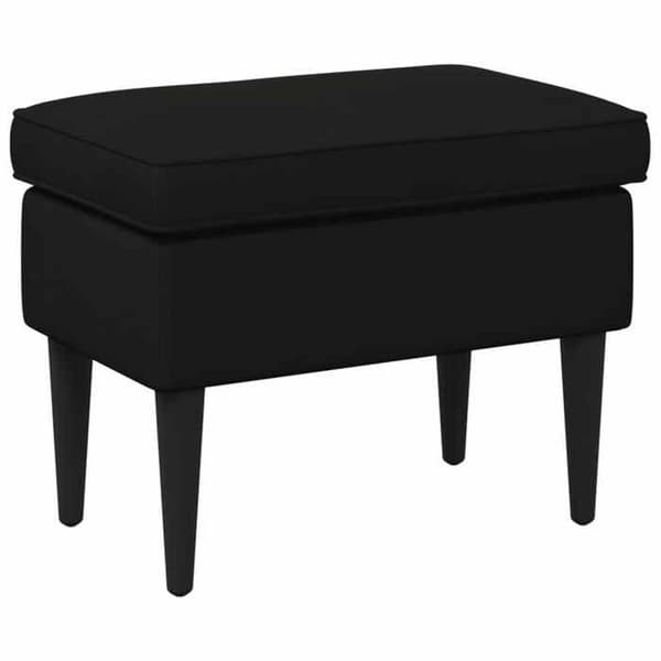 Maison Exclusive - Puff Svart 55 x 35 x 41 cm Sammet