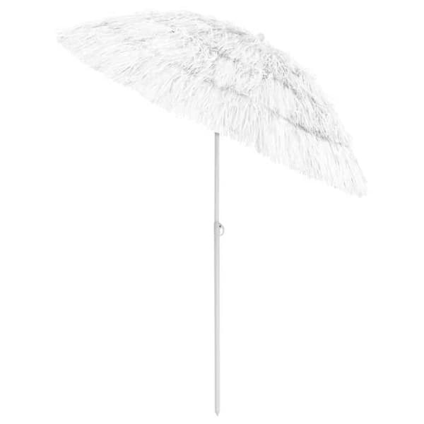 Maison Exclusive - Hawaii-valkoinen rantavarjo 180 cm Vit
