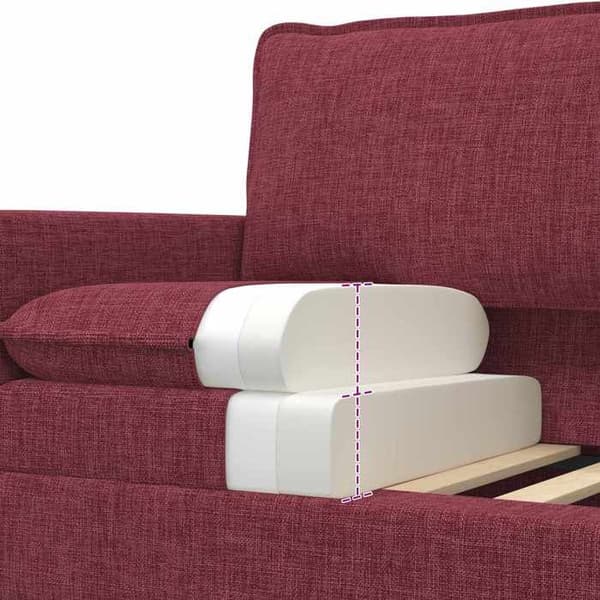 Maison Exclusive - Sæt af 2 sofaer Bordeaux Stof