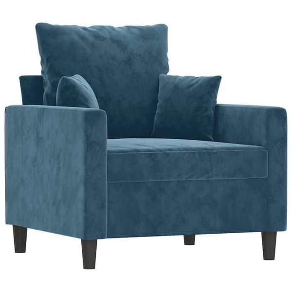 Maison Exclusive - Blå Stol 60 cm Velour