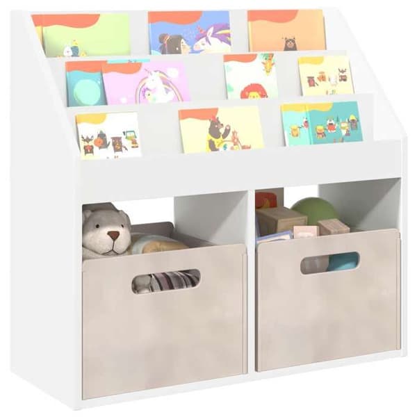 Maison Exclusive - Barnbibliotek Vit 72,5 x 29,5 x 69 cm