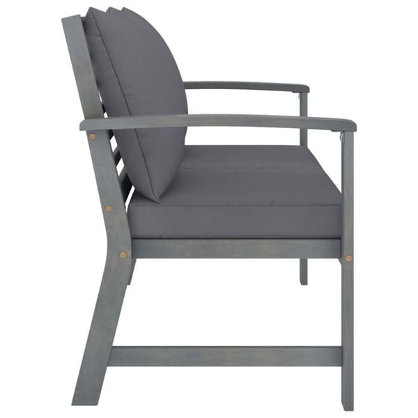 Maison Exclusive - Havegruppe 4 stk med puder i solid akacietræ