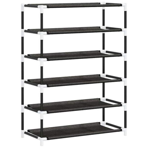 Maison Exclusive - Skoskab Sort 60x28x90 cm Stof