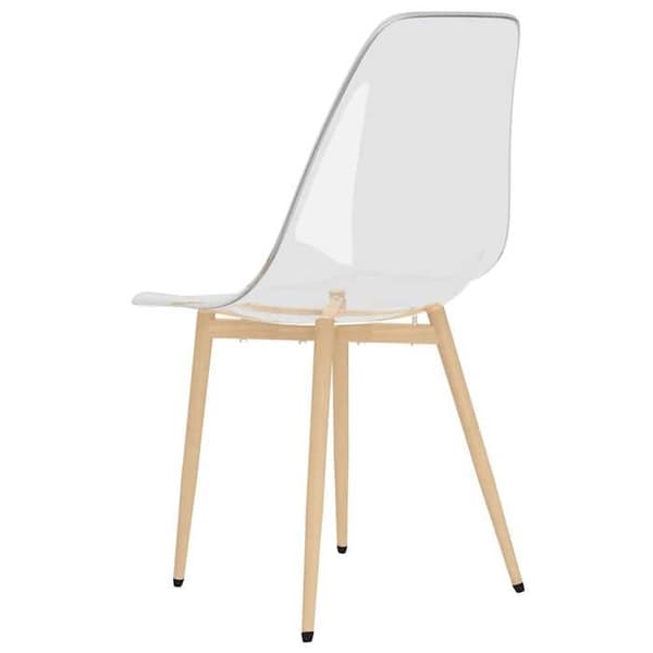 Maison Exclusive - Matstolar set om 4 Transparent PET