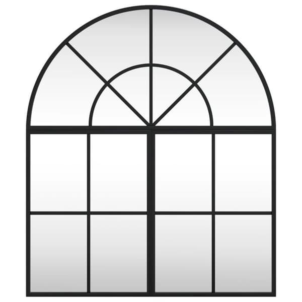 Maison Exclusive - Sort vægspejl 60x70 cm jernbue Svart