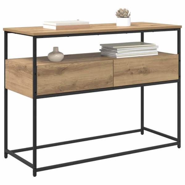 Maison Exclusive - Konsolbord Ek hantverk 100 x 40 x 75 cm