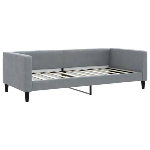 Maison Exclusive - Sengebund uden madras lys grå 90x190 cm stof