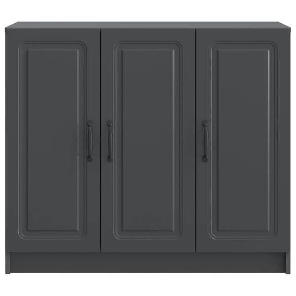 Maison Exclusive - Buffé Svart 89 x 34,5 x 77 cm Ingenjörsträ
