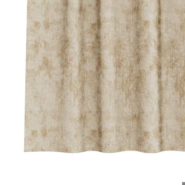Maison Exclusive - Gardiner i sammet 2 st Kräm 175 x 140 cm Sammet Grädde
