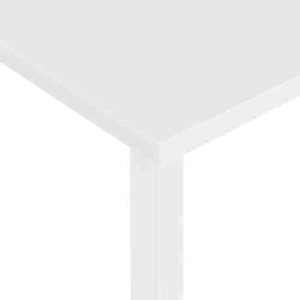 Maison Exclusive - Vit datorbord 105x50x72 cm MDF och metall Vit
