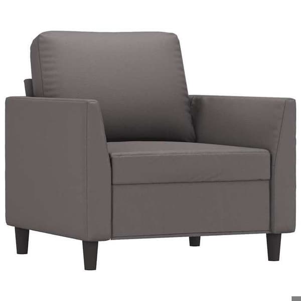 Maison Exclusive - Harmaa Tuoli 60 cm Keinonahkaa