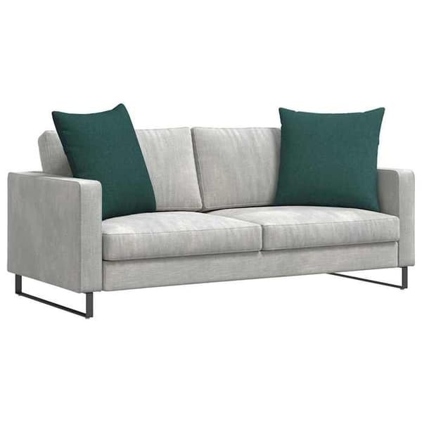 Maison Exclusive - Soffkuddar 2 st tyg Mörkgrön 80 x 80 cm