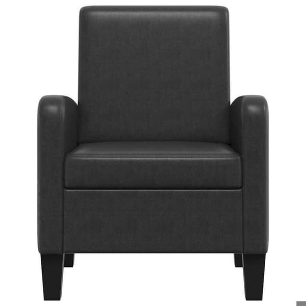 Maison Exclusive - Musta keinonahkatuoli Matte svart