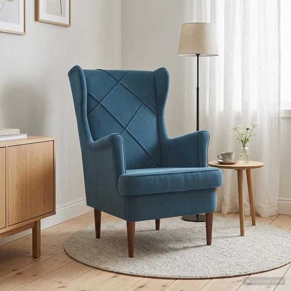 Maison Exclusive - Blå Velour Stol