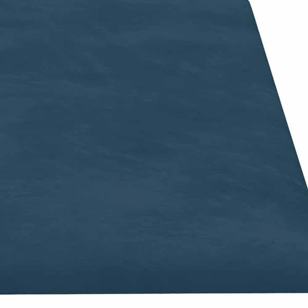 Maison Exclusive - Væghovedgærde 12 pc Blå Velour