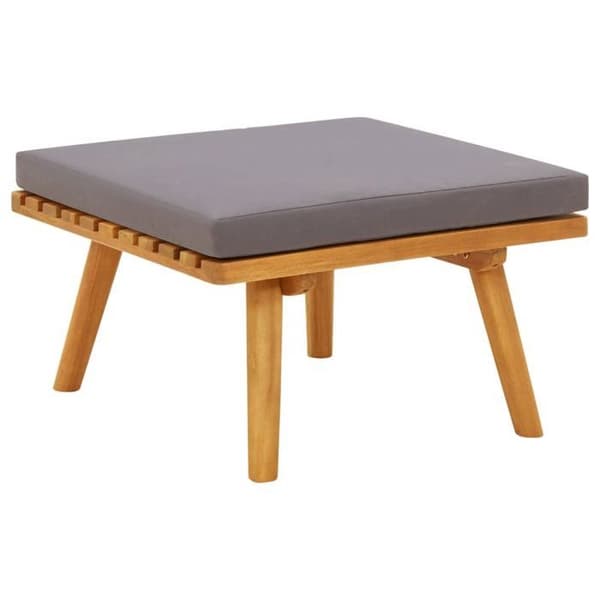 Maison Exclusive - Havegruppe 4 stk med puder i solid akacietræ