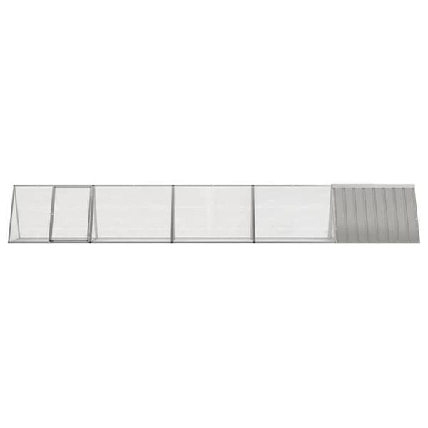 Maison Exclusive - Bur til kanin Grå 504,5x80,5x71 cm Galvaniseret stål grå