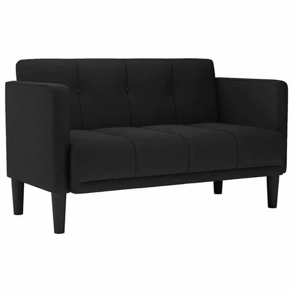 Maison Exclusive - Sort 2-personers sofa 111 cm i stof