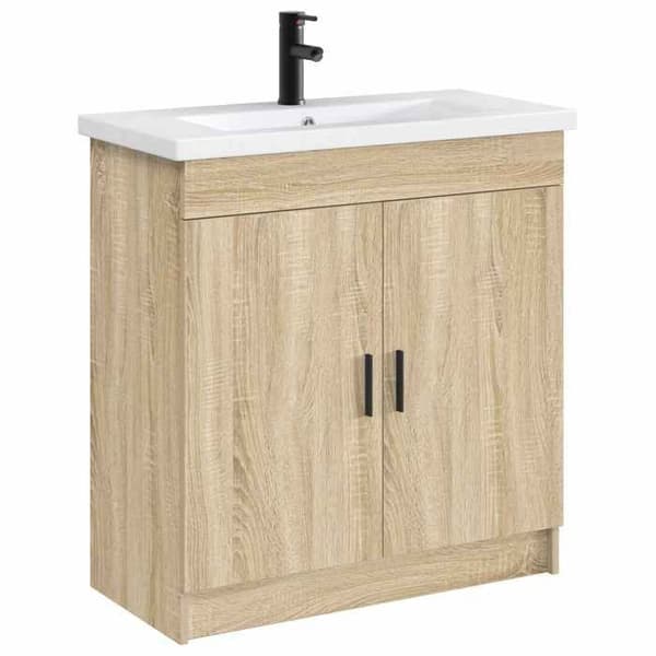 Maison Exclusive - Mat sort badeværelsesvask 81 x 40 x 17,5 cm metal
