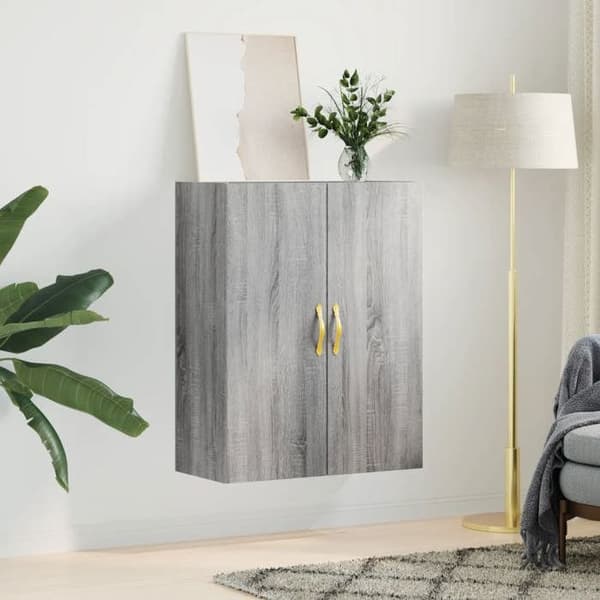 Maison Exclusive - Sonoma harmaa seinäkaappi 69,5x34x90 cm