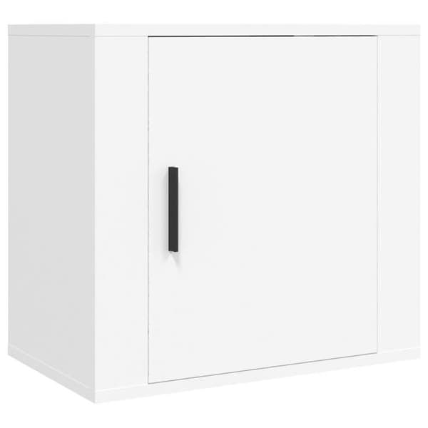 Maison Exclusive - Väggmonterade sängbord 2 st Vit 50x30x47 cm Vit