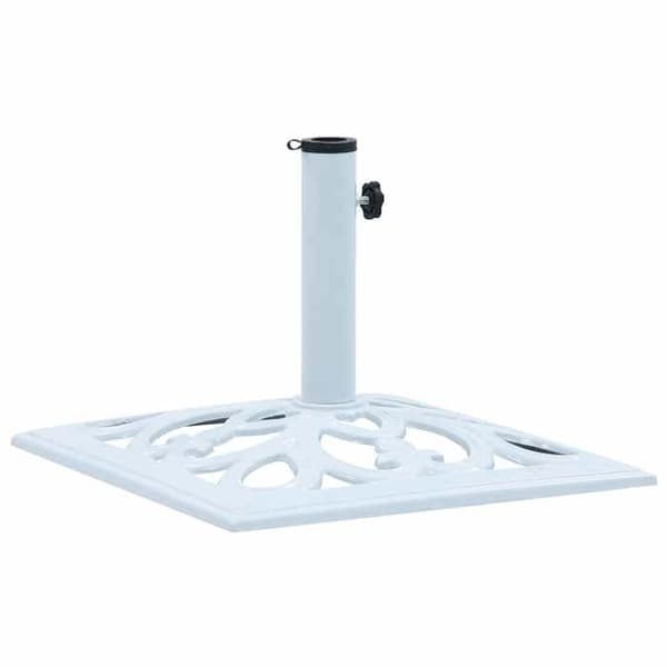 Maison Exclusive - Parasolfot Vit 12 kg 49 cm Gjutjärn Vit