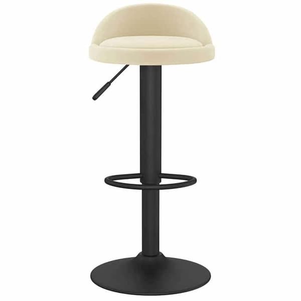 Maison Exclusive - Barstolar set om 2 krämig sammet