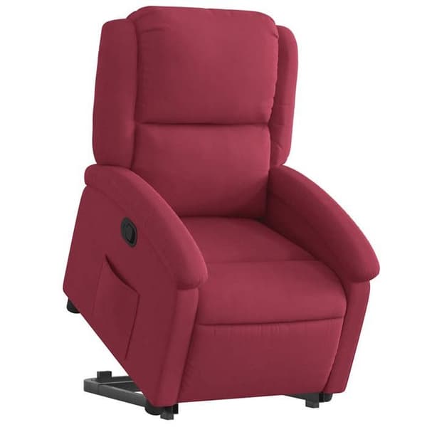 Maison Exclusive - Rød bordeaux Velour lænestol