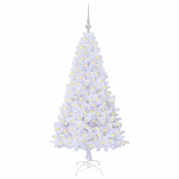 Tekokuusi - EXCLUSIVE KOTI - 150 cm - Valkoinen - LED USB 8 tilaa - PVC & teräs Vit