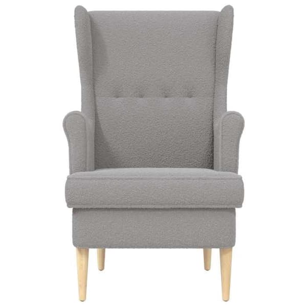 Maison Exclusive - Ljusgrå Bouclé Fåtölj