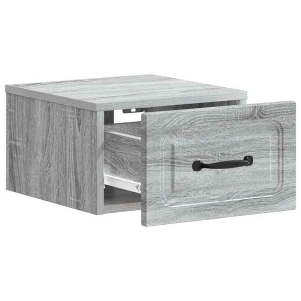 Maison Exclusive - Sonoma harmaa seinähyllyyöpyöre 34,5 x 33 x 20 cm