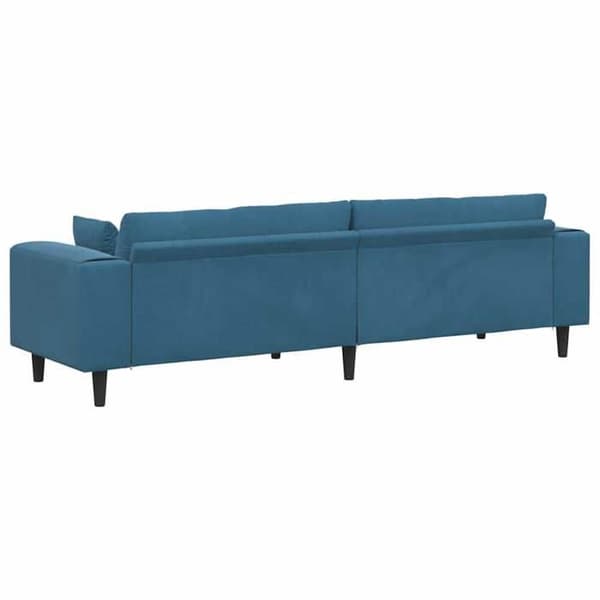 Maison Exclusive - Sininen Sohva 250 x 77 x 76 cm Sametti Blå