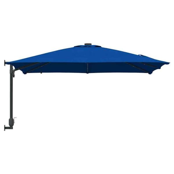 Parasolfod - EKSKLUSIV HUS - 248,5x247,5x160 cm - Polyester & stål - Solcelle LED - UV-beskyttende dug