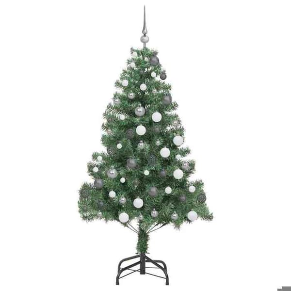 Julgran - EXKLUSIVT HUS - Kon - 180 cm - PVC - LED USB - Väderbeständig Grön