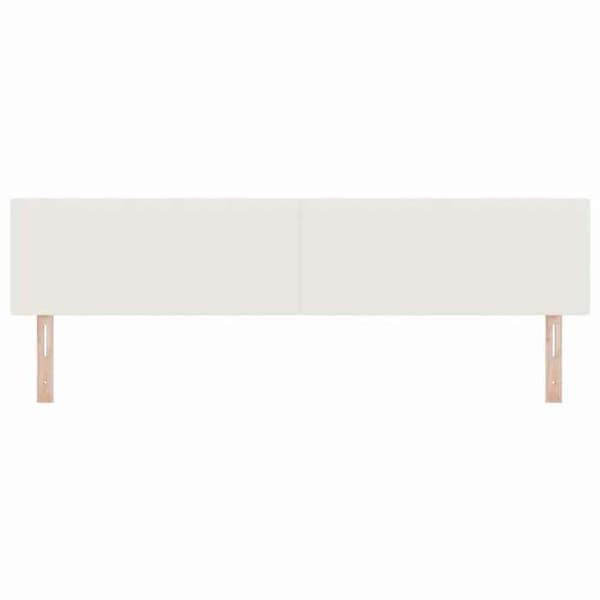 Maison Exclusive - LED-pääty 200 cm Kermanvärinen Kankainen samettikangas Grädde