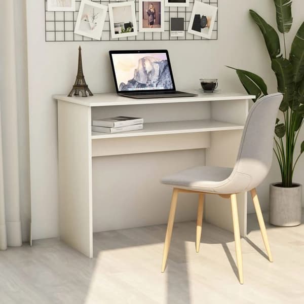 Maison Exclusive - Kontor Vit 90x50x74 cm Ingenjörsträ