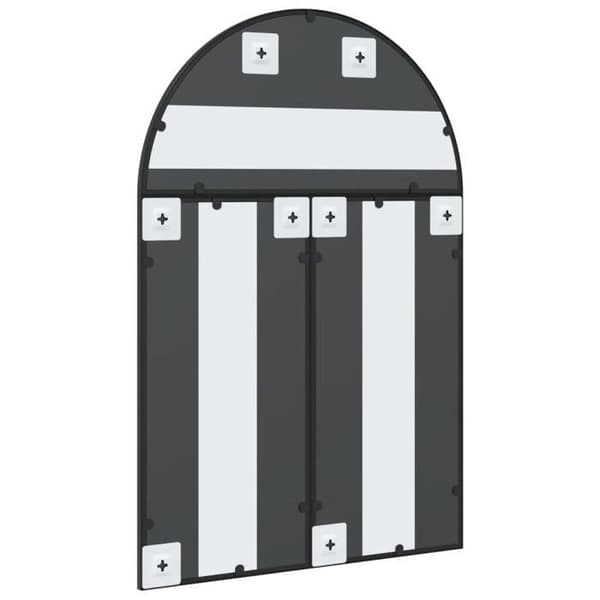 Maison Exclusive - Sort vægspejl 60x90 cm jernbue Svart
