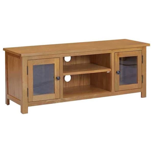 Maison Exclusive - TV-møbel 110x35x44 cm i massiv egetræ