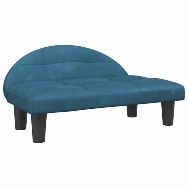 Maison Exclusive - Hundeseng blå 70x52x30 cm velour Blå