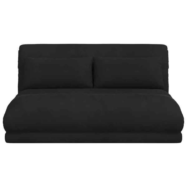 Maison Exclusive - Justerbar gulvstol i sort velour