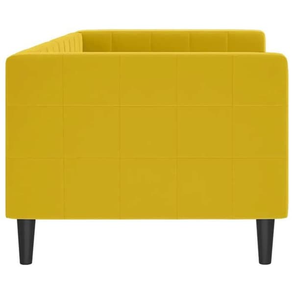 Maison Exclusive - Leposohva ilman patjaa keltainen 80x200 cm sametti Gul