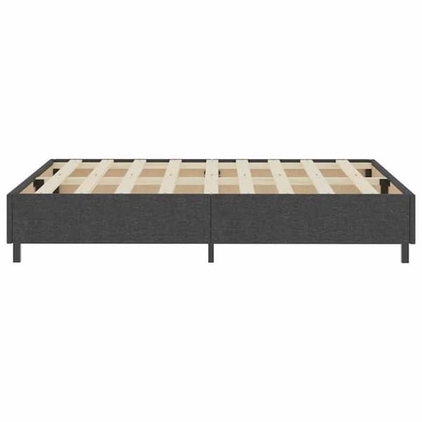 Maison Exclusive - Sängyn lattiapalkki ilman patjaa harmaa kangas 180x200 cm Grå