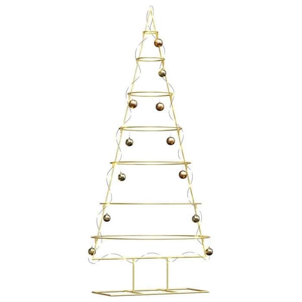 Julgran - EXKLUSIVT HEM - 180 cm - Pulverlackerad stål - Guld - Stabilt stöd ingår gyllene