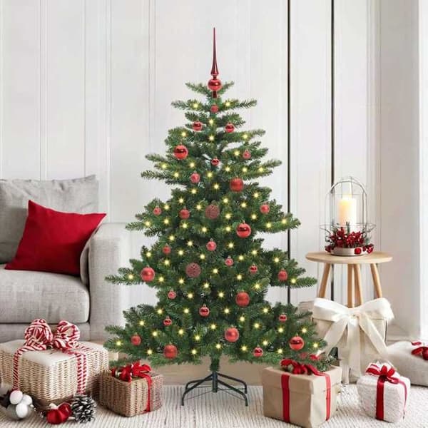 Maison Exclusive - Kunstig Juletræ med Ledningsgrene Grøn 150 cm Grön