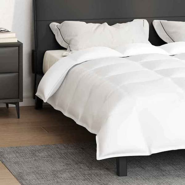 Maison Exclusive - Duvet 2-i-1 Vit 200 x 220 cm Bas Vit