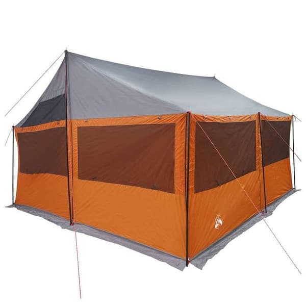Maison Exclusive - Harmaa ja oranssi perheteltta 450 x 400 x 265 cm