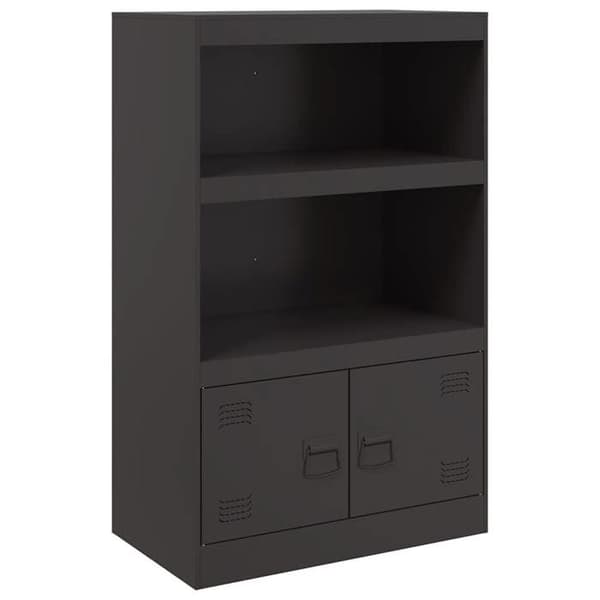 Maison Exclusive - Sort buffet 67x39x107 cm stål