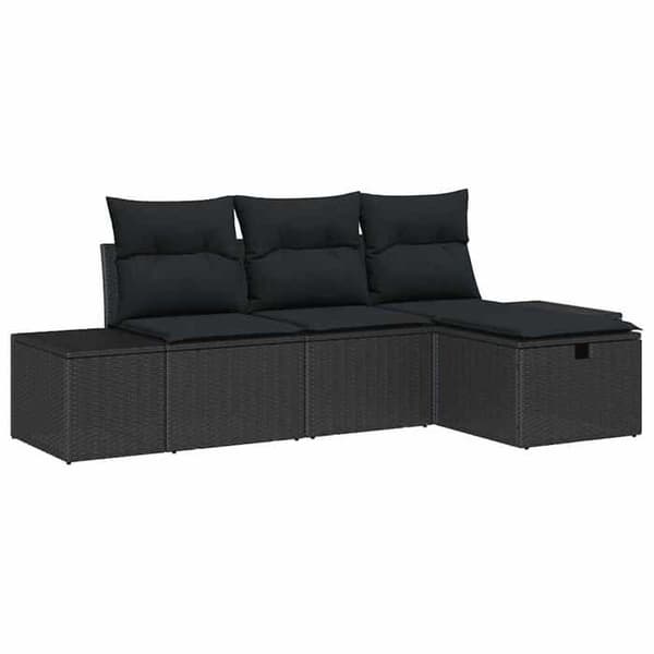 Maison Exclusive - Sæt af 4 pc have-sofa i polyrotin