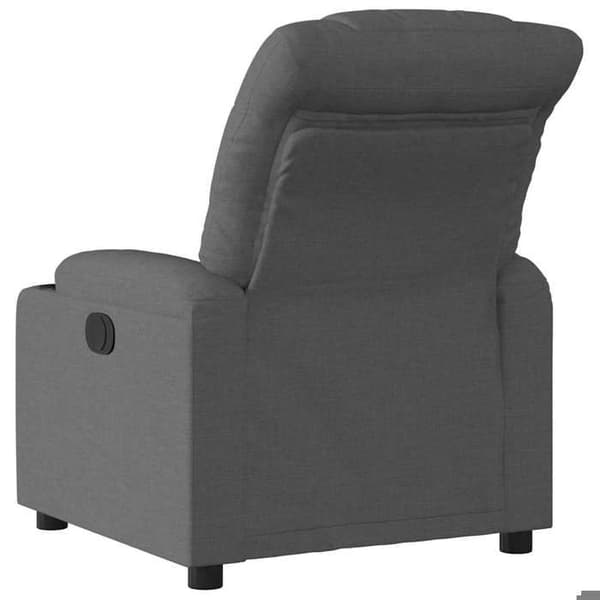 Recliner - EXKLUSIV HEM - Manuell avkoppling - Mörkgrå - Tyg - Koppställ Mörkgrå