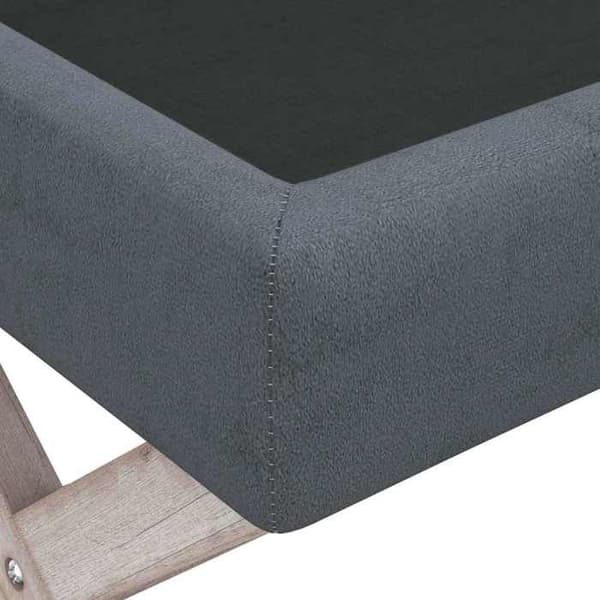 Maison Exclusive - Förvaringspall Mörkgrå 110x45x49 cm Sammet